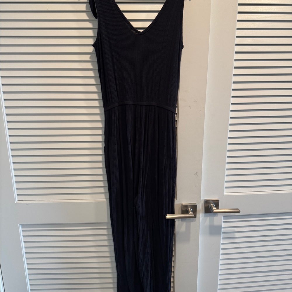 Black Sleeveless Jumpsuit Lulus